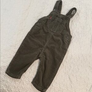 Levi's Kids Corduroy Overalls in Olive